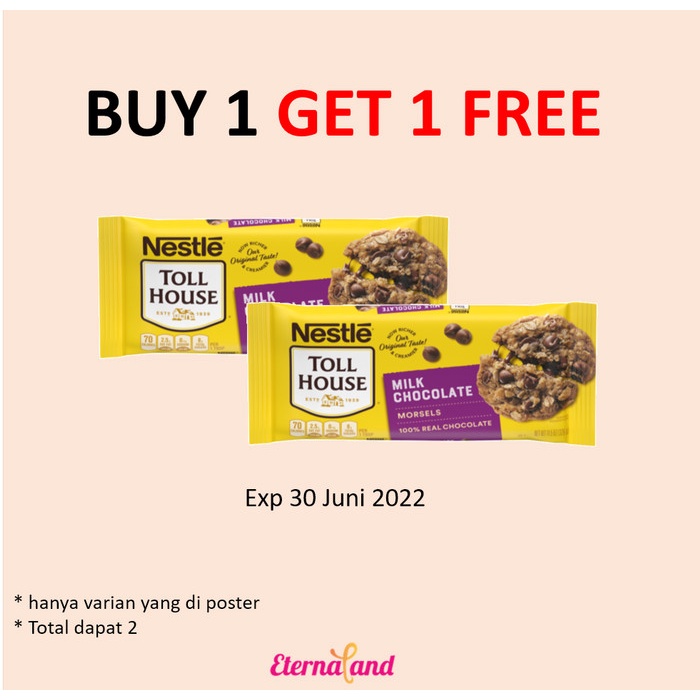 

NESTLE TOLL HOUSE CHOCOLATE CHIP COOKIES - COKELAT CHIP