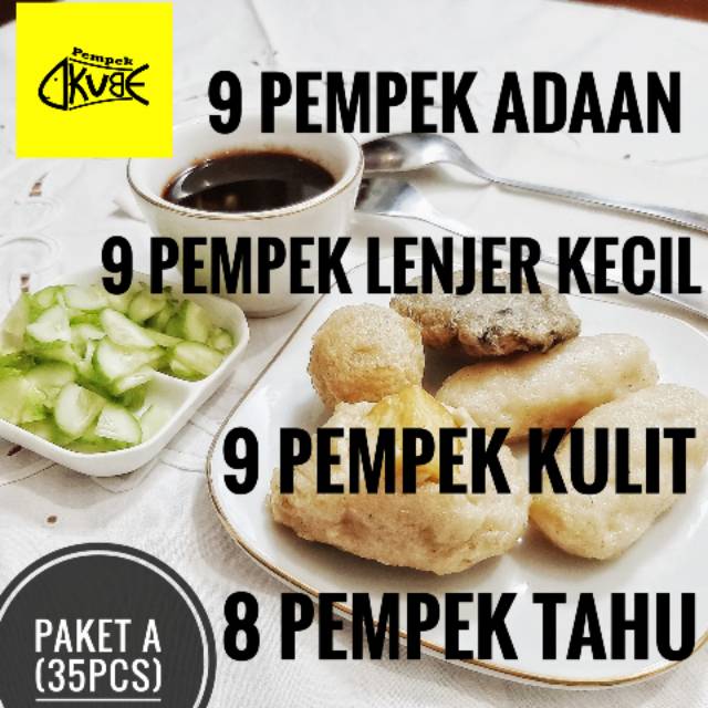 

Pempek Palembang Paket A Isi 35pcs Asli Ikan Tenggiri