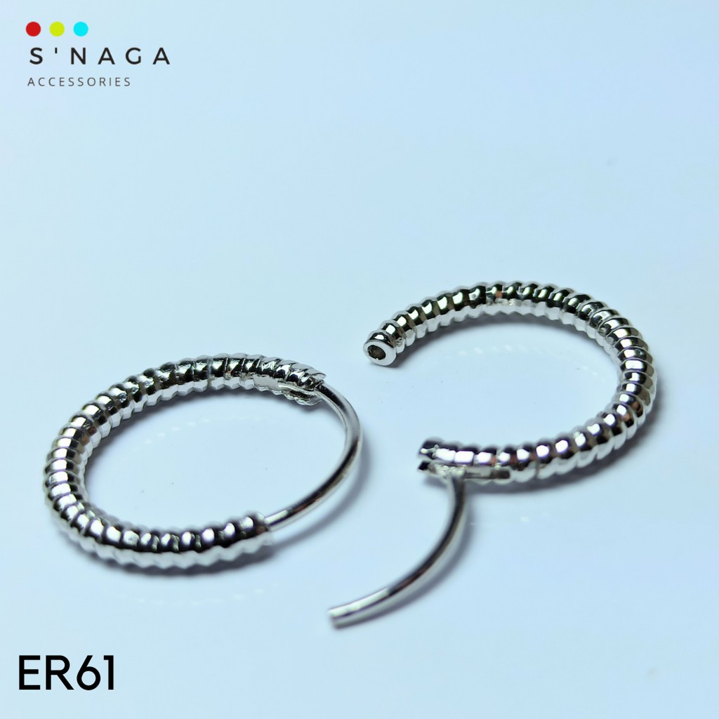 Anting Gipsy XUPING Ulir Kecil SILVER
