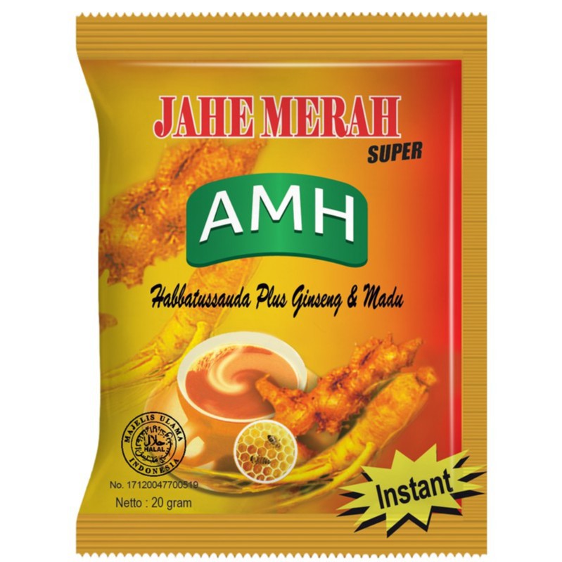 

Jahe merah propolis 12 sachet AMH