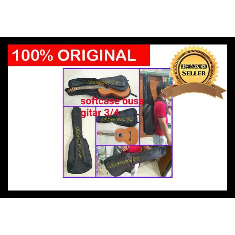 Softcase / Sarung / Tas / Case Ukuran Gitar 3/4 Kode 999