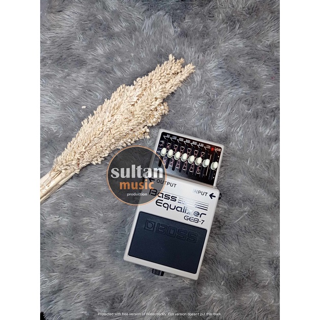 EFEK GITAR ORIGINAL BOSS GEB7 + ADAPTOR Convert ( GEB-7 Bass Equalizer Efek Pedal Stompbox )