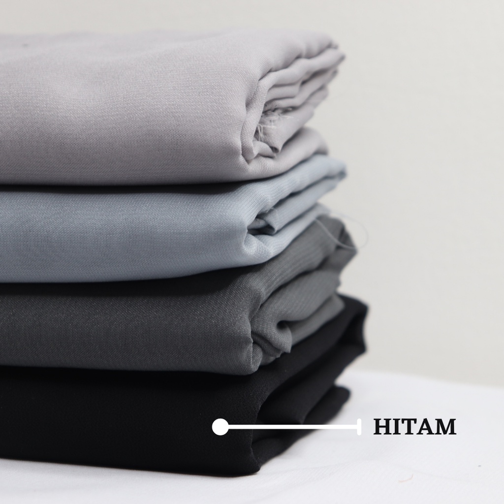Kaladza Hijab - Segi Empat Instan Dahlia | Hijab Instan | Jilbab Cantik | Segi Empat Praktis-Hitam