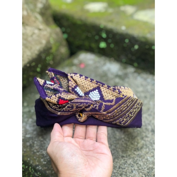 Udeng Semi Songket | Udeng etengah jadi | Udeng jadi