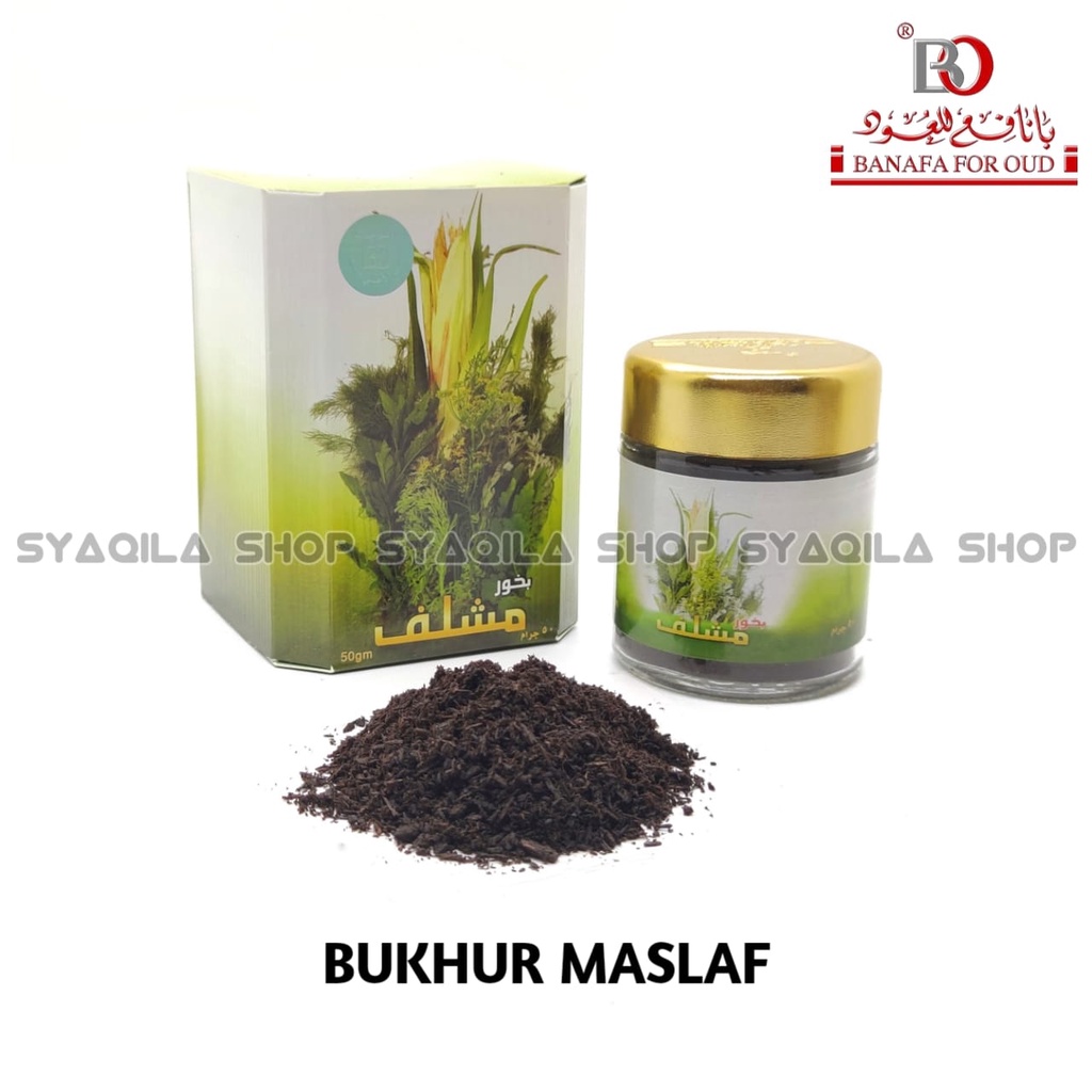 Bukhur Maslaf Buhur Banafa Muslaf Dupa Menyan Arab Aroma Bunga Soft Original Import Saudi