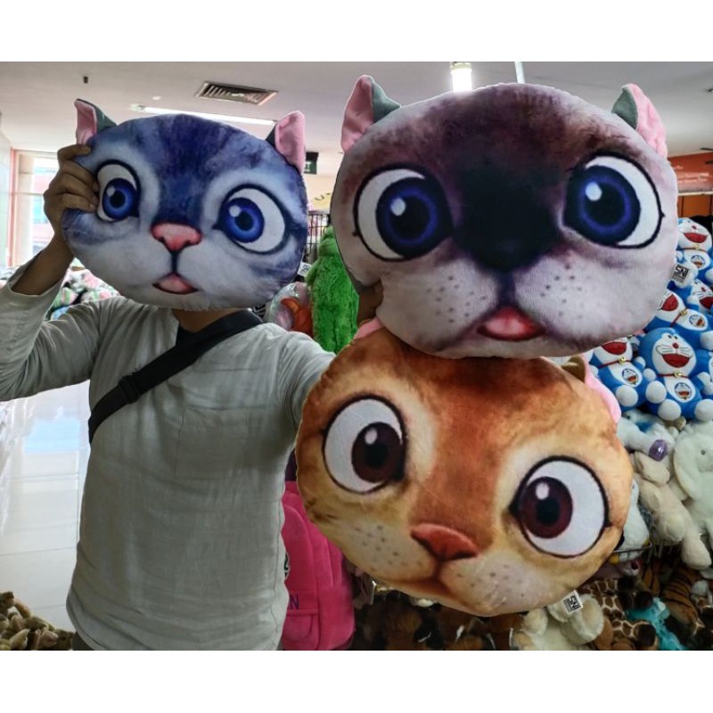 Bantal Kepala Kucing