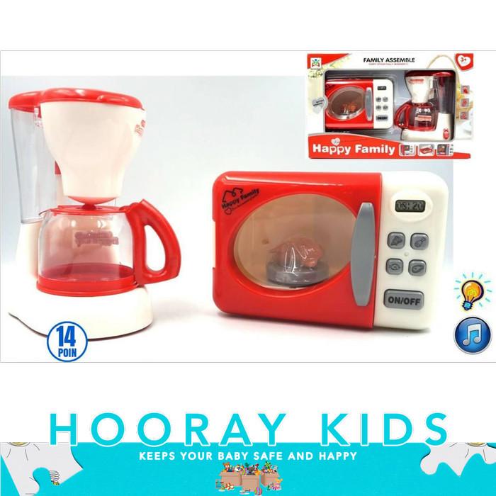 Mainan Masak Masakan Microwave Oven Kitchen Set Mini Murah Edukasi