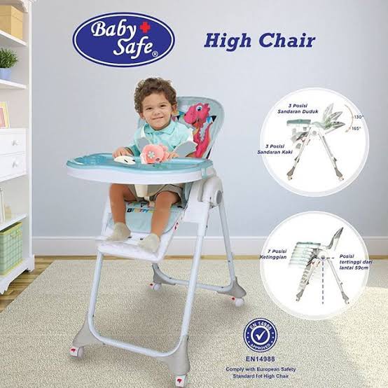 Baby Safe High Chair Kursi Makan Anak -  HC006