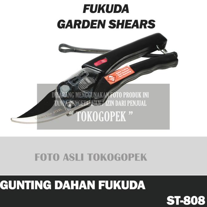 

TERBARUU!! FUKUDA ST-808 GARDEN SHEARS - GUNTING DAHAN RANTING BUNGA TANAMAN PROMO