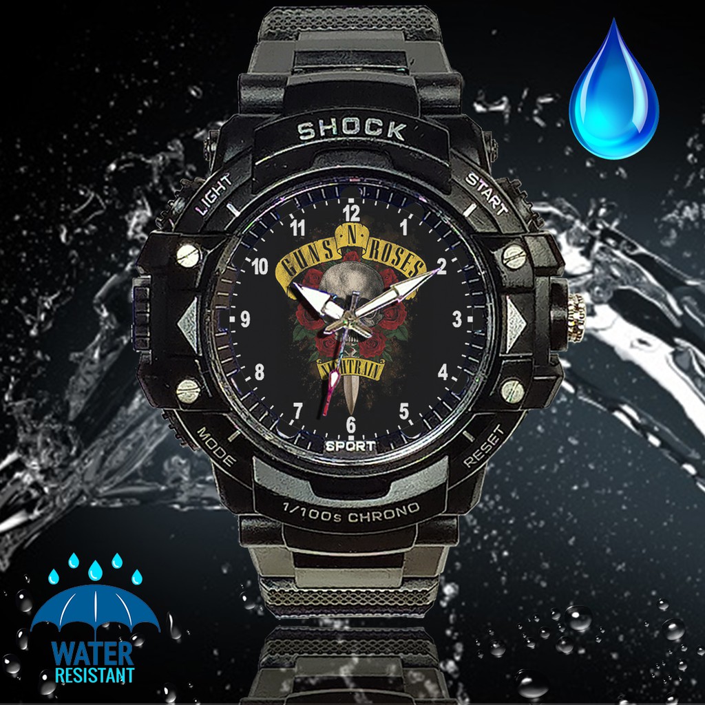 (JOS GANDOS BOS) Jam Tangan  GUNS N' ROSES - 6 (Exclusive)