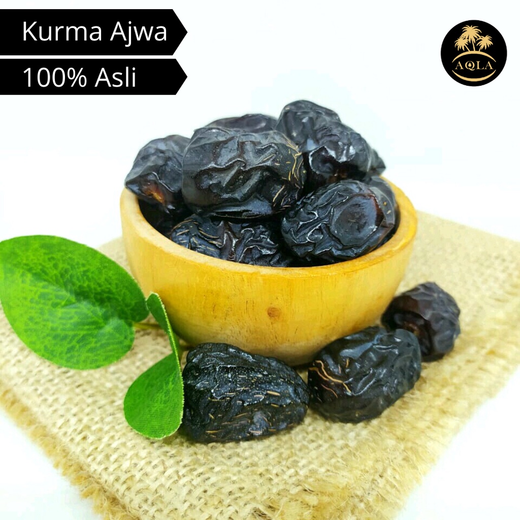 KURMA AJWA ASLI SAUDI 100% / KURMA NABI / KURMA AJWAH / KURMA KERING AJWA 400GR