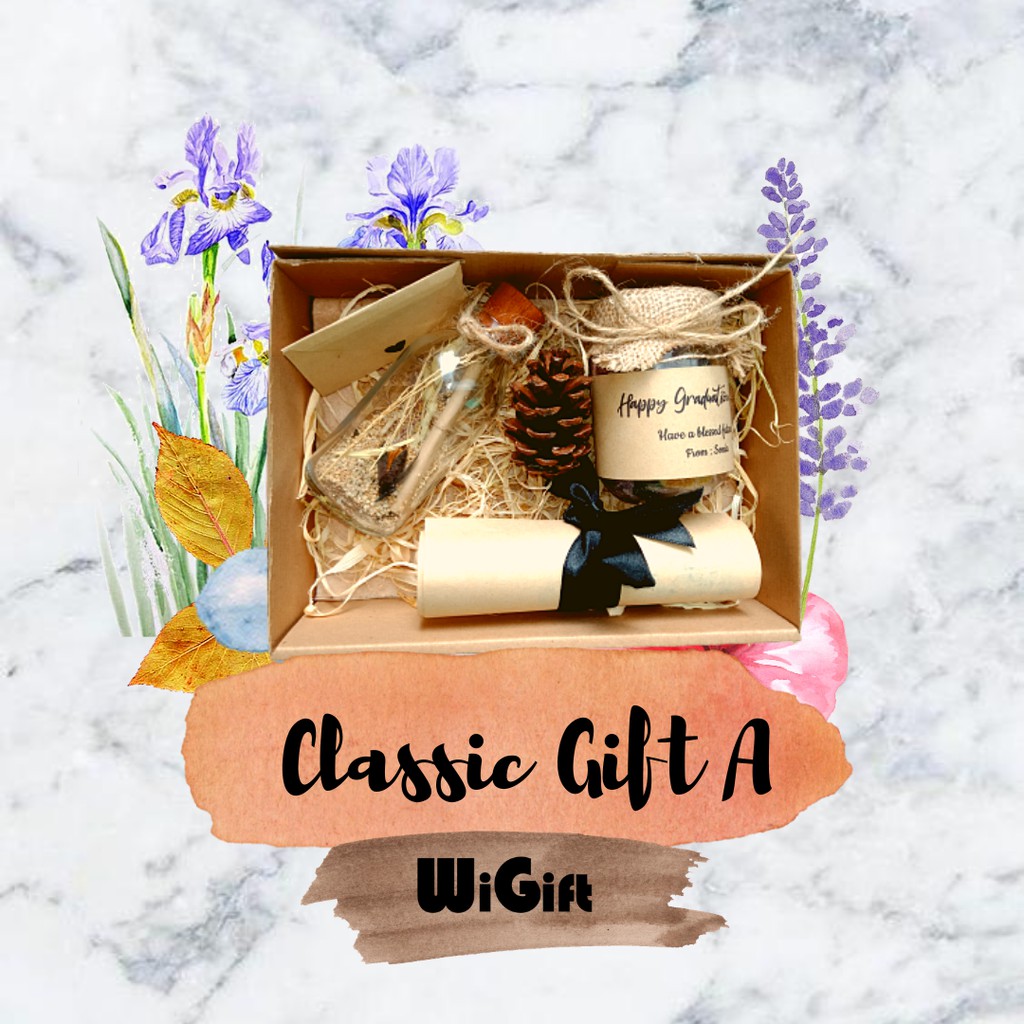 Classic Gift A Hampers / hadiah wisuda / graduation / ultah / ulang