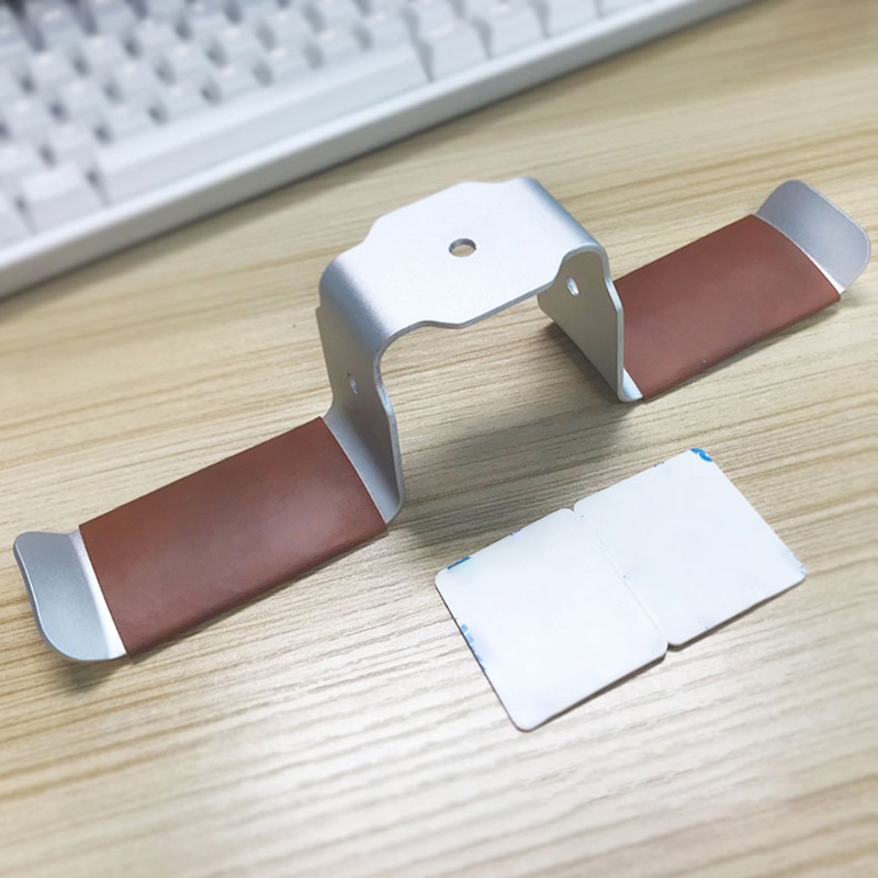 Bt Universal Gantungan Headphone Pita Paduan Aluminium Di Bawah Meja Dual Headset Mount Holder Storage
