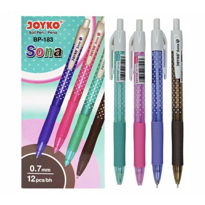 

BULPEN MEREK JOYKO SONA BP-183 HITAM ( Isi 12 biji )
