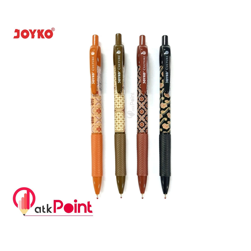 

PULPEN/BALL PEN JOYKO CULTURE BP-184 0.7 MM SATUAN PULPEN BATIK