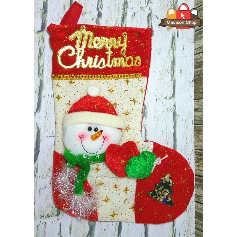 

[SALE] KAOS KAKI GANTUNGAN KADO NATAL MERRY CHRISTMAS SOCK HADIAH KADO