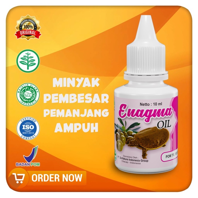 ENAGMA OIL De Nature Obat Pembesar Payudara Bokong Mr.p Memanjangkan Mr.p Permanen Herbal Ampuh