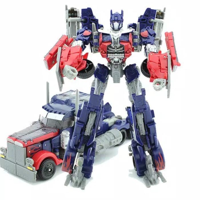 Transformers Optimus Prime Bumblebee Tyrannosaurus Robot ke Mobil