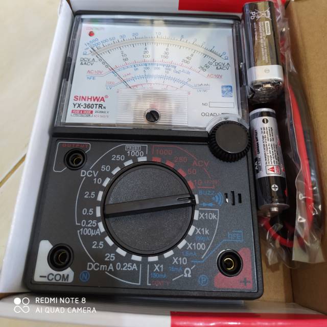 Multitester analog Sinhwa Tester Jarum Sinhwa