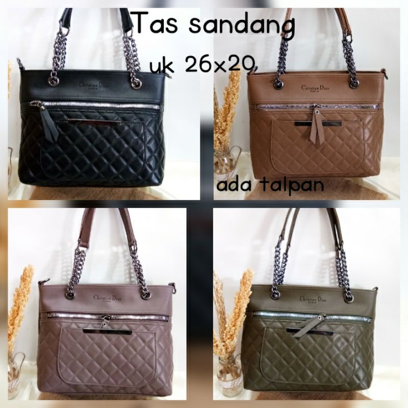 Tas selempang Dioor lilac hijau coklat hitam/ sling bag/ tote bag