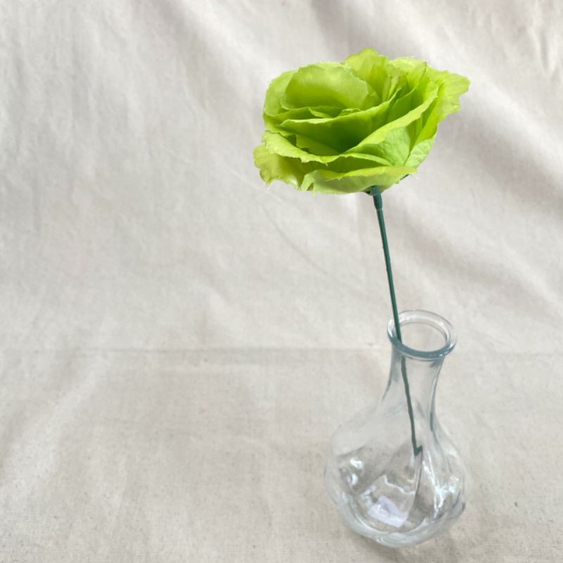Bunga Artificial Rose FL X1 Bunga Artificial / Bunga Plastik / Bunga Dekorasi / Pernikahan-Hijau