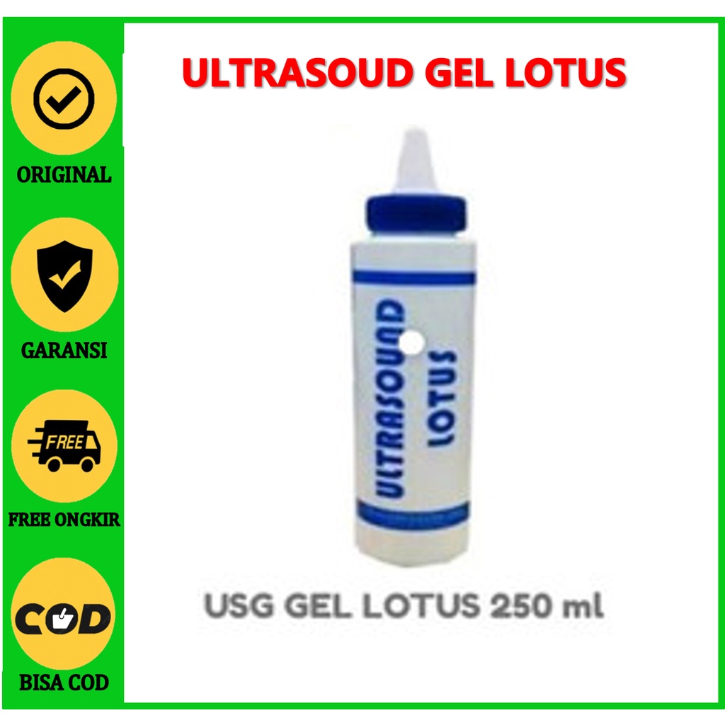 Ultrasound Gel / USG Gel / Gel Doppler Merk Lotus 250 ml USG Gel 250ml / Ultrasound Gel / Jelly Dopl