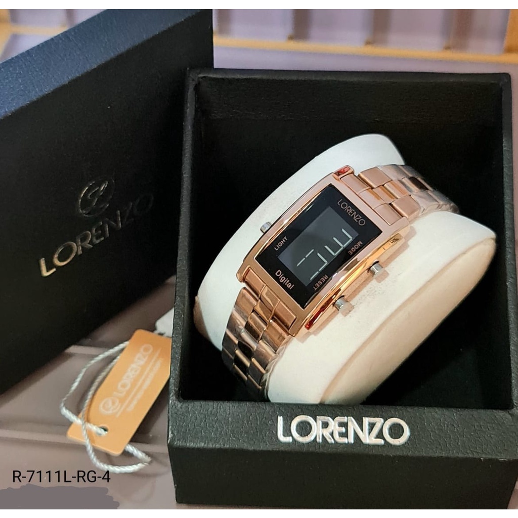 JAM TANGAN LORENZO KOTAK KECIL 7111 ORIGINAL || JAM TANGAN WANITA KANTORAN