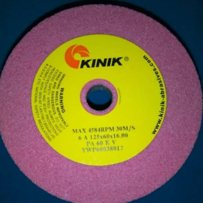 Batu Gerinda Mangkok KINIK Straight Cup PA 60 KV 6A Size 125 x 60 x 16