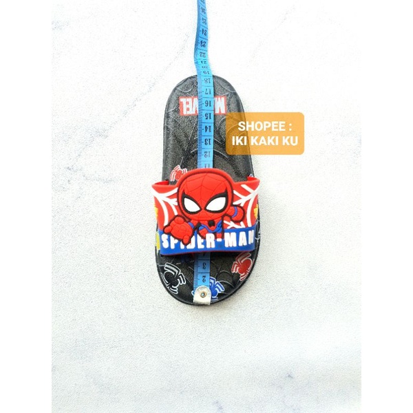 SANDAL SLOP ANAK COWO SPIDERMAN MARVEL KARET 1314