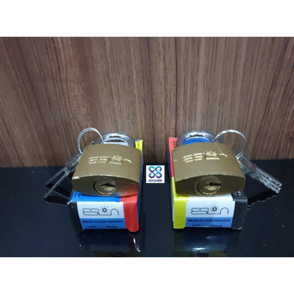 Gembok Besi Kuning ESLON / Padlock Kuning