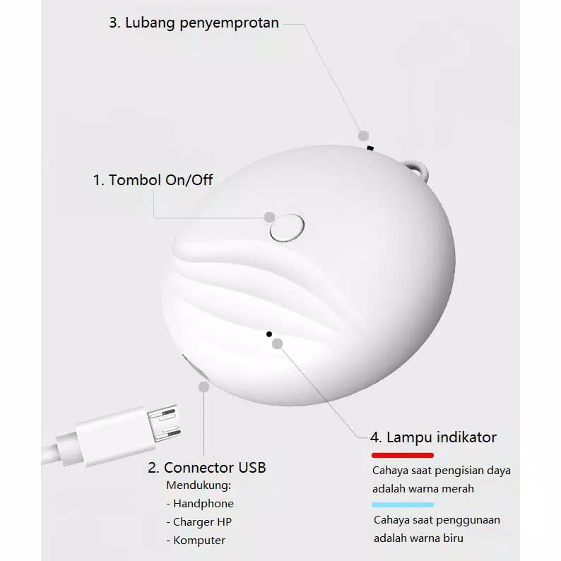 Air Purifier Portable Mini Dengan Ion Negatif dengan kalung / Kalung kesehatan / Anti virus