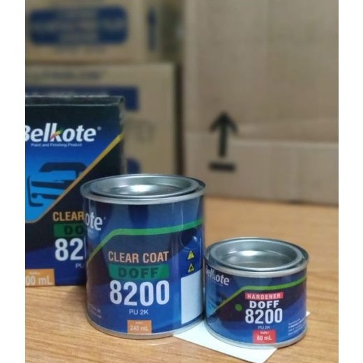 CLEAR PU 2K BELKOTE 8200 DOFF 240Ml HARDENER 60ML 4:1