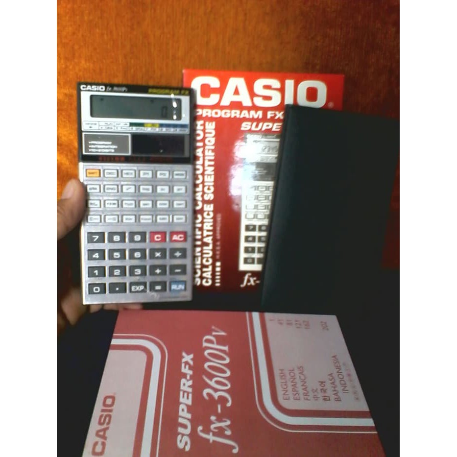 

Kalkulator Casio Fx 3600 Pv PALING MURAH
