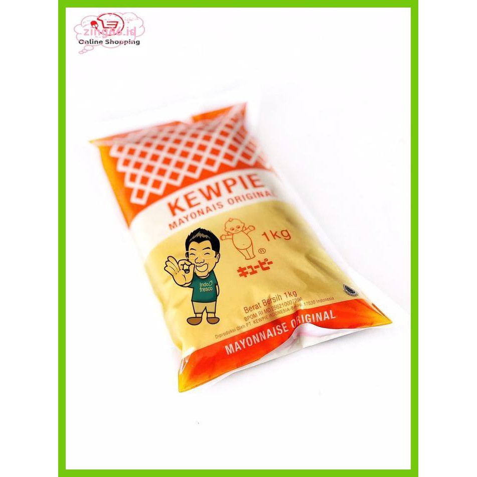

4R6Ey46- Kewpie Mayonnaise Original Sauce Pouch 1Kg- Saus Salad Mayonais R7Eye59-