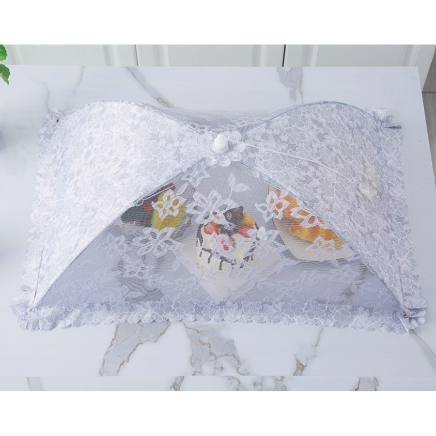 Umbrella Food Cover Square / Tudung Saji Segi Shabby Penutup Makanan
