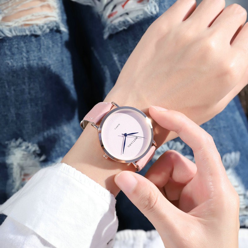 ✨HOT SALE✨ WATCHYOU Jam Tangan A0010 Wanita Casual Gaya Retro Korea untuk Pasangan