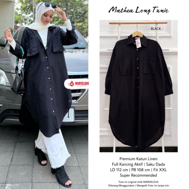MATHEA LONG TUNIK BY MARVELOUS