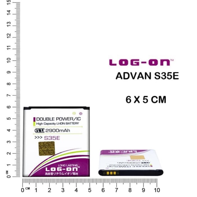 BATERAI LOG ON ADVAN S35E DOUBLE POWER DOUBLE IC