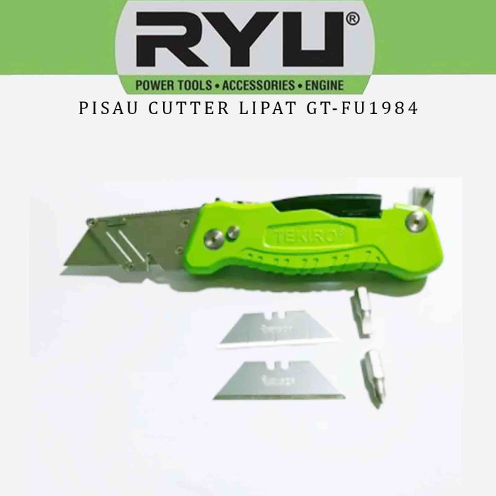 

Jualan Pisau Cutter Lipat / Folding Utility Knife Gt-Fu1984 Tekiro Terbatas