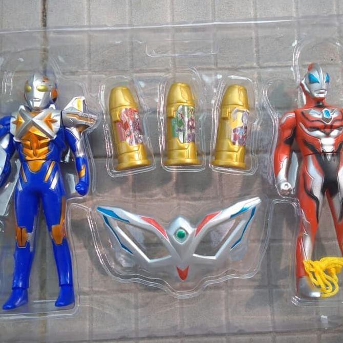 Ultra Man dx geed orb ginga ultra capsule topeng mainan ultraman