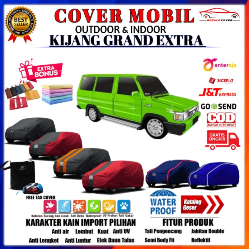 Cover Mobil Kijang GRAND EXTRA / Sarung Mobil Toyota KIJANG Selimut Tutup Jas Penutup Mantol Mobil