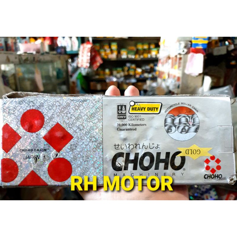 Rantai Rante Chain Motor 428H - 128L Gold Emas Merk Choho