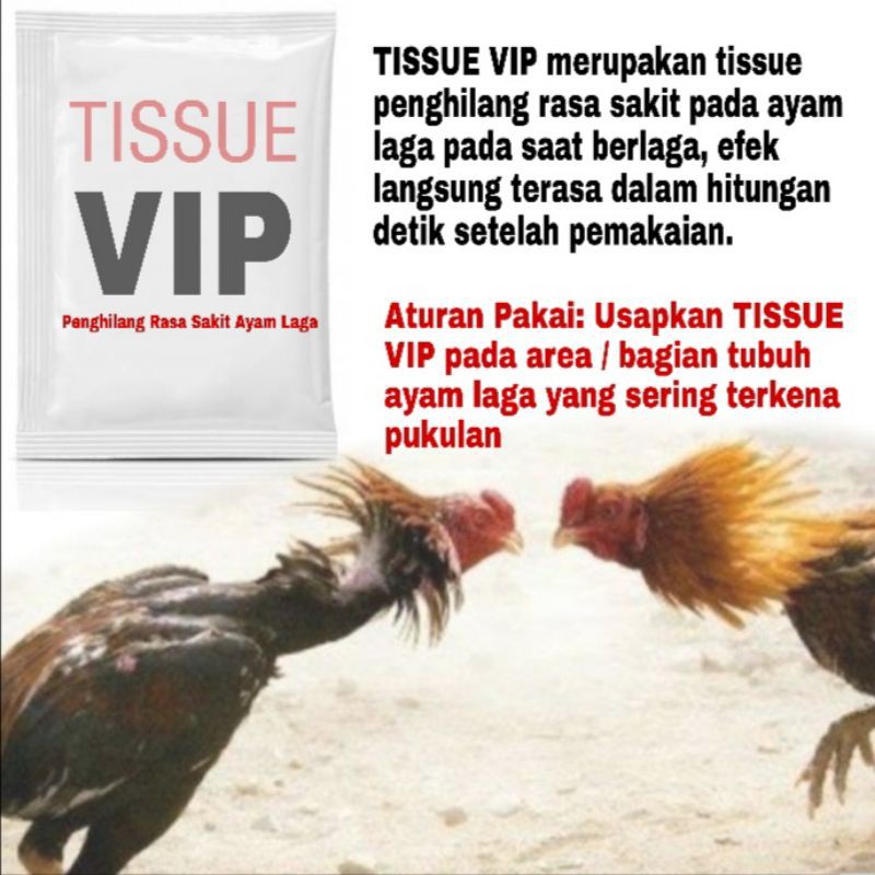 PENGHILANG RASA SAKIT AYAM LAGA TISSUE VIP AYAM LAGA