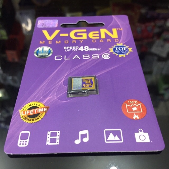 V-gen Memory Card 4gb Memory 4gb Vgen Original