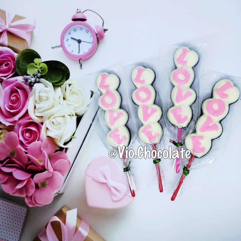 

Vio.Chocolate , Coklat Lolipop LOVE , coklat valentine