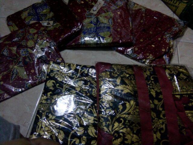 Real Picture Original Hem/kemeja Batik Anak Cowok Laki Laki 2-8 Tahun Dan 9-15th Murah Lengan Pendek