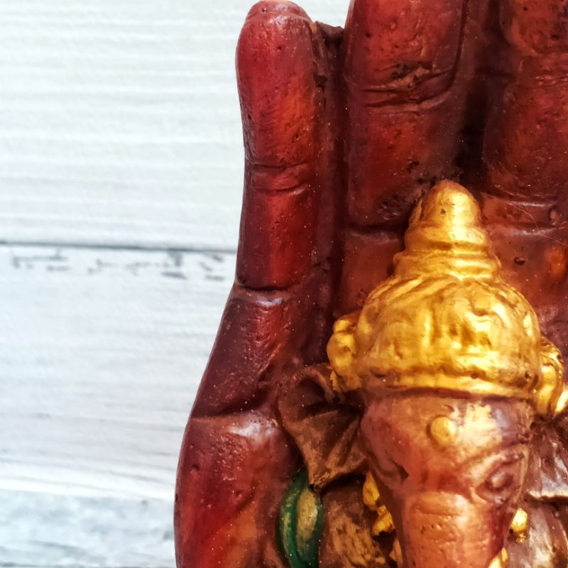 Tempat Dupa Ganesha Tangan Gradasi / Tempat Dupa Ukir Bali / Tenpat Dupa Dewa Ganesha / Tempat Dupa Antik / Patung Dewa Ganesha / Tempat Dupa Ganesa Bali / Craftdewata