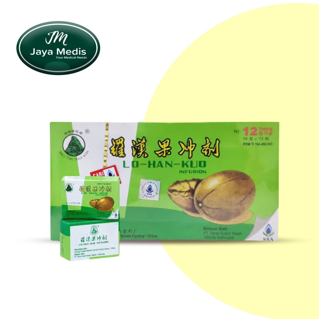 Lo Han Kuo Infusion - Pereda Panas Dalam Dan Sakit Tenggorokan  Minim Order 5 Pcs