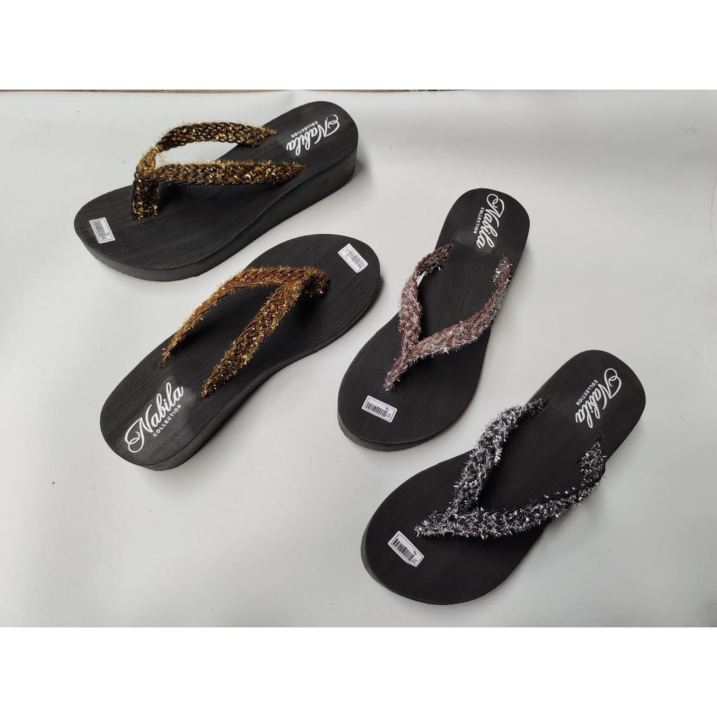 Wedges Sandal Jepit Slinger