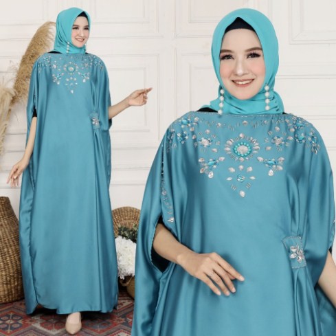 Kaftan Lebaran | Kaftan Wanita Jumbo Mewah | Kaftan Bagus & Murah 2021 | Premium | Wanita Muslim